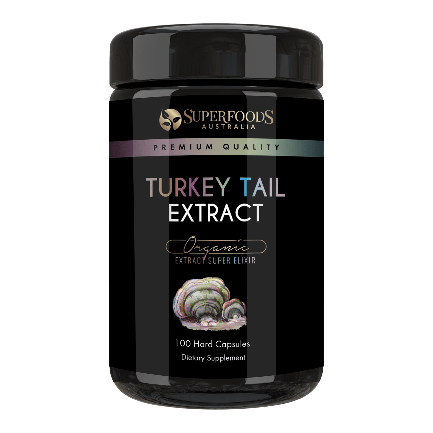 Turkey Tail Mushroom Extract Capsules