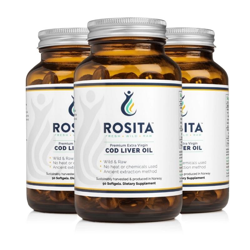 Rosita Extra Virgin Cod Liver Oil 90 Softgels