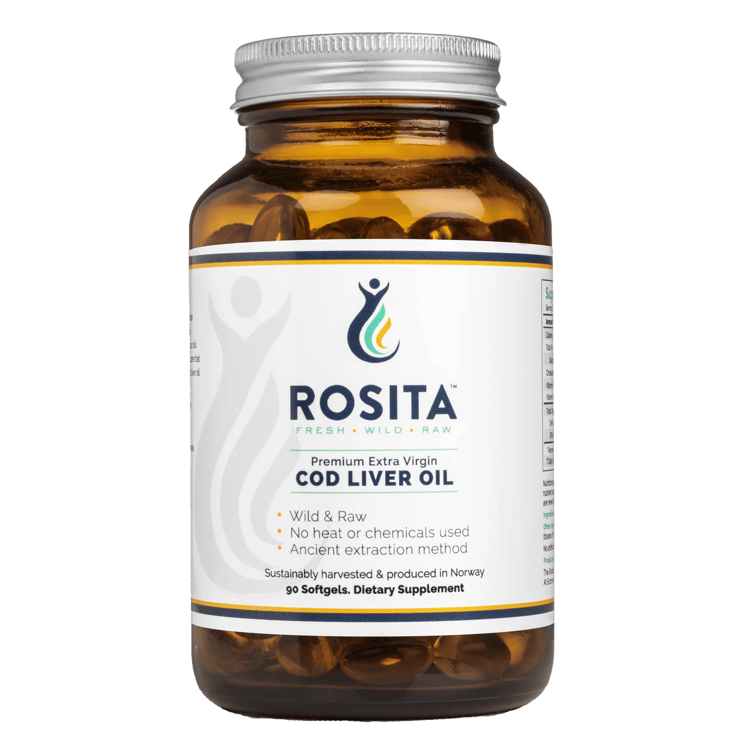 Rosita Extra Virgin Cod Liver Oil 90 Softgels