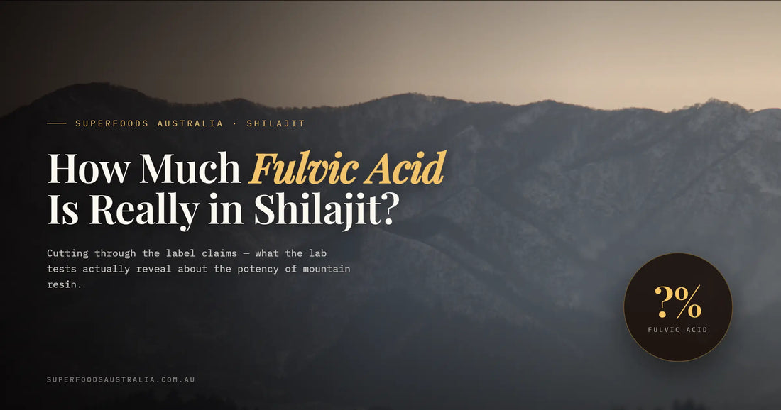 How Much Fulvic Acid Is Really in Shilajit?