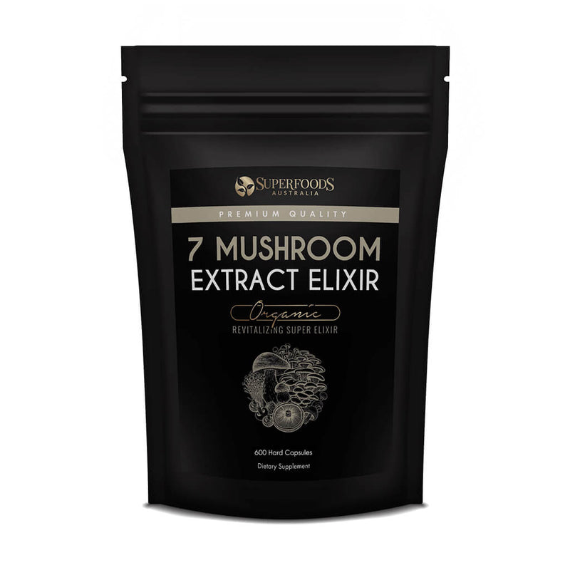 7 Mushroom Extract Elixir 600 Capsules