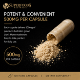 Australian Grown Lion's Mane Capsules