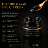 Himalayan Shilajit naturally rich in fulvic acid and trace minerals