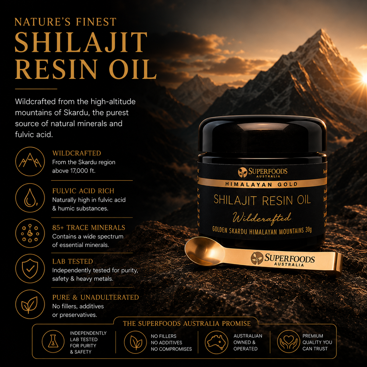 How to use Himalayan Shilajit resin dissolved in hot water or coffee