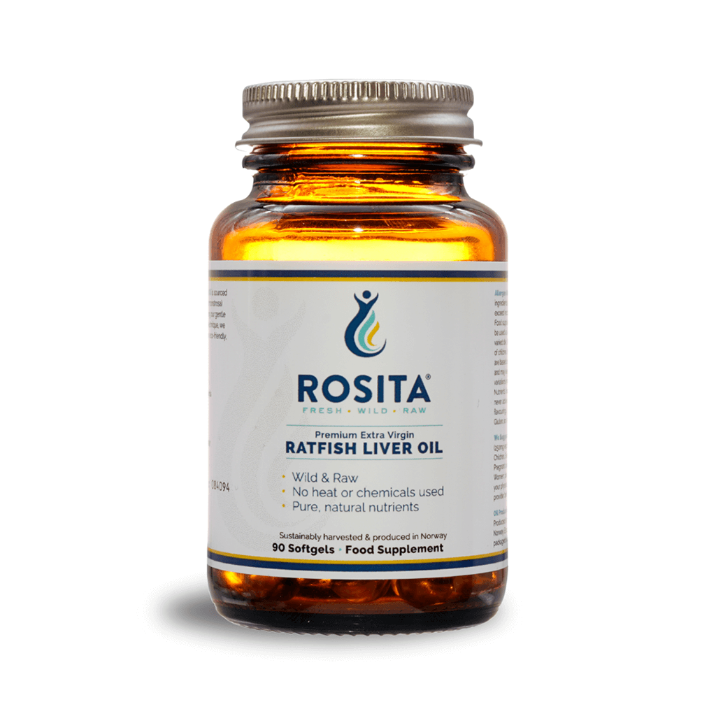 Rosita Extra-Virgin Ratfish Liver Oil Softgels