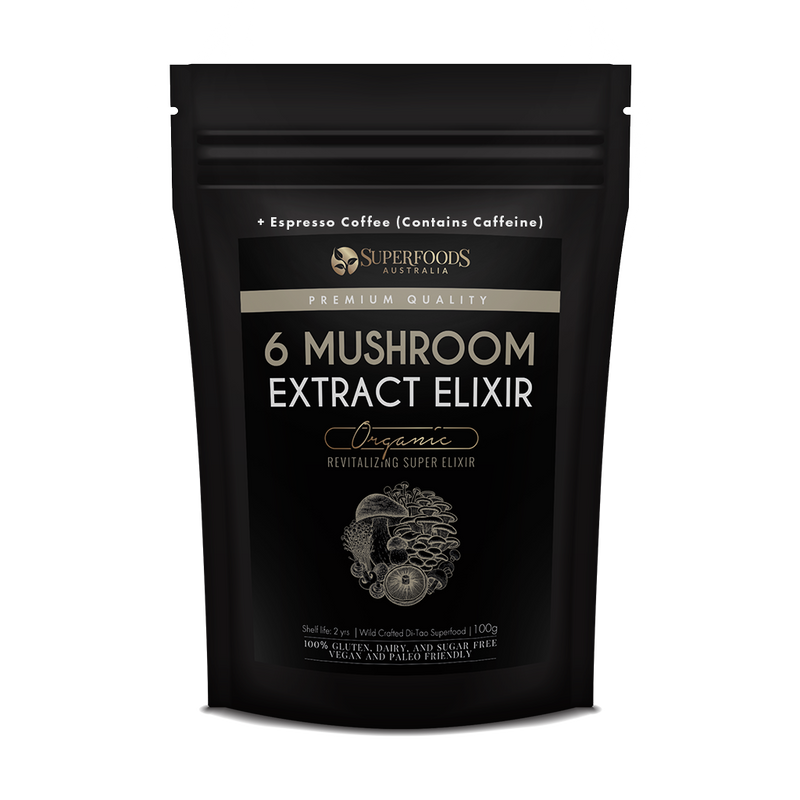 Espresso Coffee Mushroom Elixir Powder
