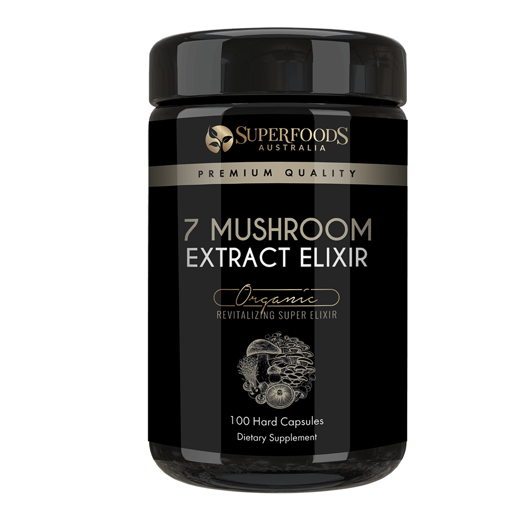 7 Mushroom Extract Elixir Capsules