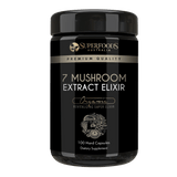 Organic 7 Mushroom Extract - Chaga, Reishi, Cordyceps, Maitake, Shiitake, Lion's Mane, Turkey Tail