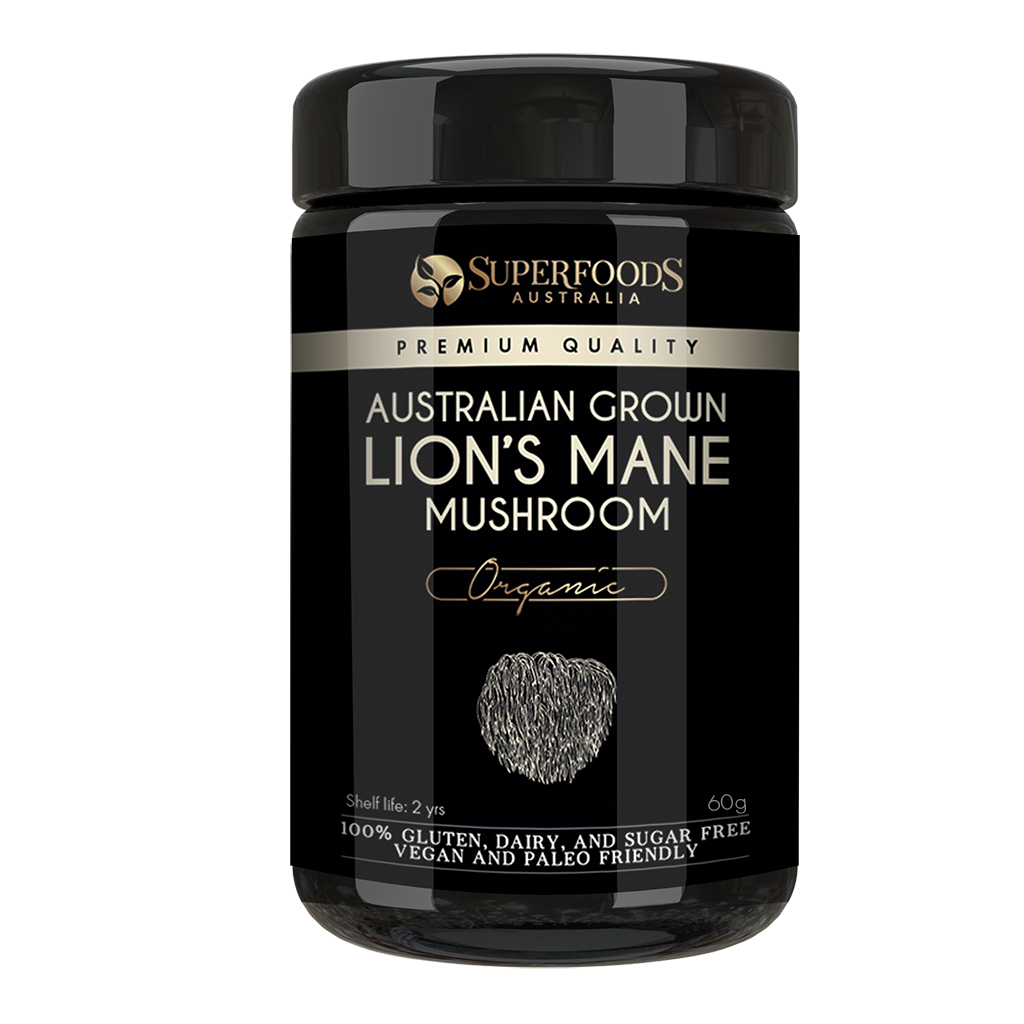 Australian Grown Lion's Mane Fruit Body